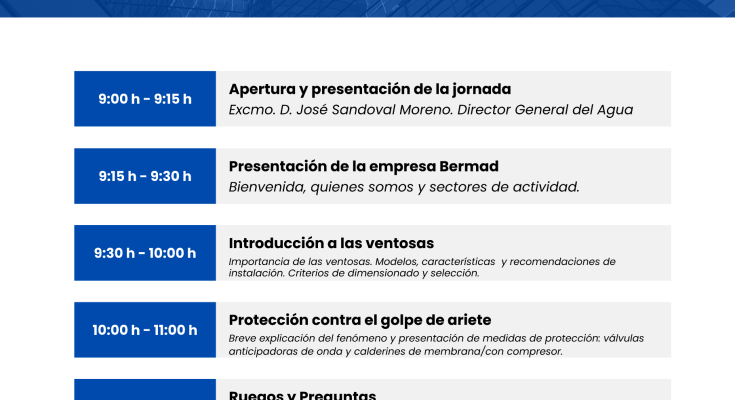 GOLPE DE ARIETE EN LAS INSTALACIONES HIDRÁULICAS. POSIBLES SOLUCION